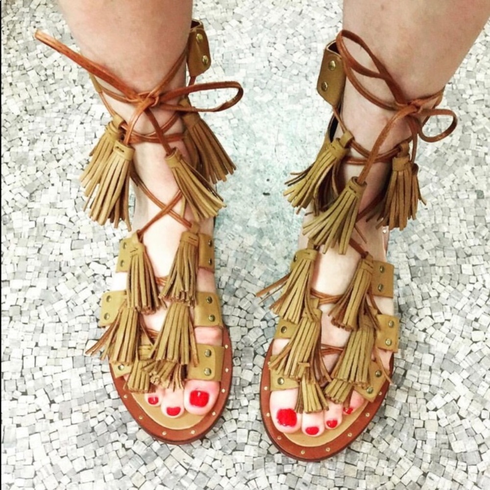 SOLD———Zara Gladiator Sandals-Sold Out Everywhere!